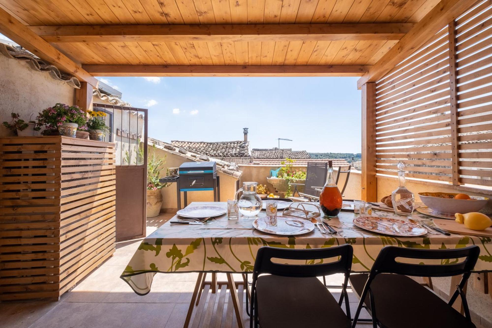 Si-Moutique Le Case Degli Avi Barocche, Con Terrazza Panoramica Módica Exterior foto